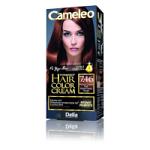 Delia Cameleo Permanent Hair Color Cream Kit with Omega+ - 7.46 Medium Copper Red (0085) E/02