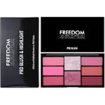 Freedom Pro Blush & Highlight Palette - Pink & Baked (7938)  Palette-D/4A