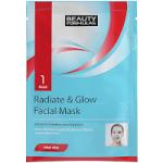 Beauty Formulas Radiate & Glow Facial Sheet Mask (9874) (88292) BF/10