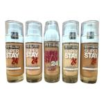 Maybelline Super Stay 24H Fresh Foundation - 30ml (9pcs) (Assorted) (£2.50/each)