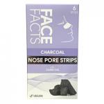 Face Facts Charcoal Nose Pore Strips - 6 Strips (2313) (72313-150) - FF.B/44