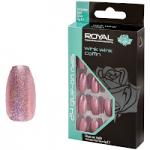 Royal 24 Glue-On Nail Tips - Wink Wink Coffin (6pcs) (NNAI351) (£1.57/each) Royal.N/13