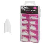 Royal 80 Salon Nail Tips - Natural Stiletto (6pcs) (NNAI355) (£1.44/each) Royal.F/26