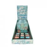 W7 Soft Hues - Aquamarine Pressed Pigment Palette (8pcs) (HUESAQ) (£1.81/each) (7138) A/193