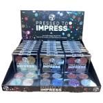 W7 Pressed To Impress Glitter Face Palette (24pcs) (PTIGP) (0904) (£2.06/each) B 54