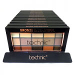 Technic 15 Eyeshadows Palette - Bronze & Beautiful (12pcs) (28536) (£1.90/each) F/56