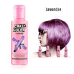 Crazy Color Semi Permanent Hair Color Cream 100ml - Lavender (4pcs) (£2.29/each) CC23