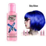 Crazy Color Semi Permanent Hair Color Cream 100ml - Sky Blue (4pcs) (£2.29/each) CC14