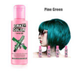 Crazy Color Semi Permanent Hair Color Cream 100ml - Pine Green (4pcs) (£2.29/each) CC7