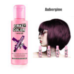 Crazy Color Semi Permanent Hair Color Cream 100ml - Aubergine (4pcs) (£2.29/each) CC6