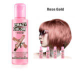 Crazy Color Semi Permanent Hair Color Cream 100ml - Rose Gold (4pcs) (£2.29/each) CC20