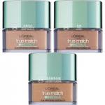 L'Oreal True Match Minerals Skin Improving Foundation (3pcs) (Options) (£3.50/each)