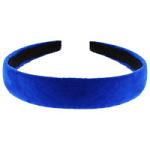 Zacharia 25mm Velvet Aliceband - Royal Blue (12pcs) (£0.43/each) (TYF17647) HA.C/15