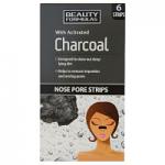 Beauty Formulas Charcoal Nose Pore Strips - 6 Strips (2645) (88591) BF/18