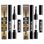 NYX Dip, Shape, Go! Longwear Brow Pomade (3pcs) (Options) (£3.25/each) R416