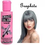 Crazy Color Semi Permanent Hair Color Cream 100ml - Graphite (4pcs) (£2.29/each) CC28